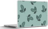 Laptop sticker - 17.3 inch - Zomer - Bladeren - Patroon - 40x30cm - Laptopstickers - Laptop skin - Cover