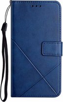 Hoesje iPhone 13 Pro Max - Wallet case - Book cover - Case shockproof - Hoesje met ruimte voor pasjes - Blauw