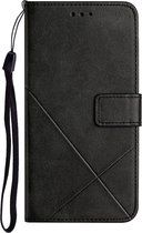 Hoesje Samsung Galaxy A52 - Wallet case - Book cover - Case shockproof - Hoesje met ruimte voor pasjes - A52 hoesje - Zwart