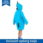 Regenjas kind - Regenpak kinderen - Regenponcho - Regenjassen - Regenpak kind - MAAT L - MAAT 80 - BLAUW