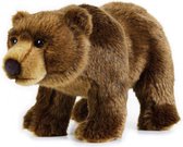 knuffel grizzlybeer 30 cm pluche bruin