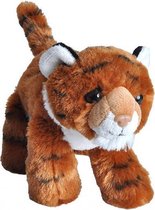 knuffeltijger junior 18 cm pluche oranje/wit