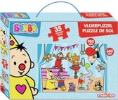 vloerpuzzel Bumba junior karton blauw 35 stukjes