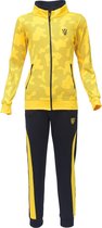 Trainingspak / Joggingspak - Sportvest & Broek - 140/146 - Meisjes Geel