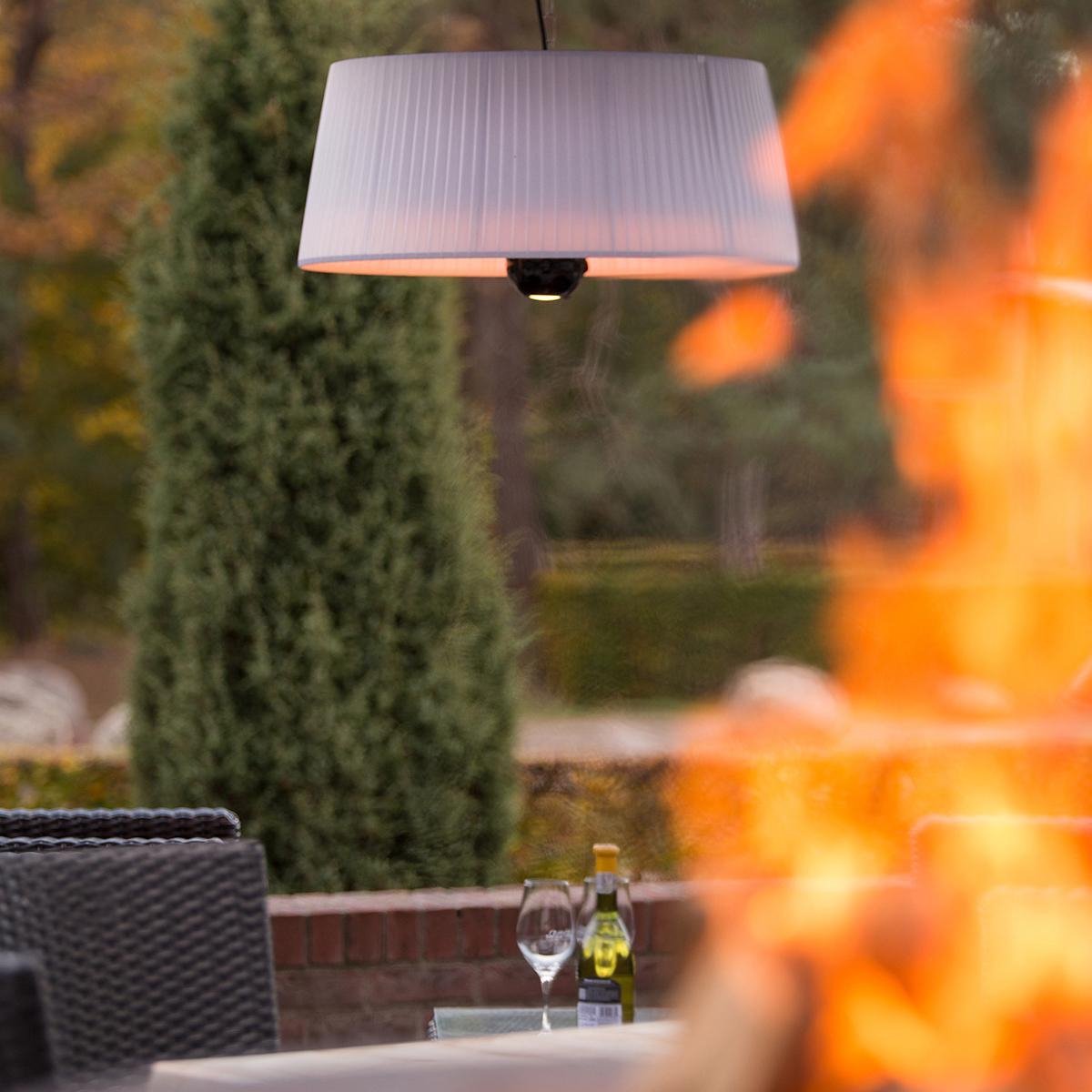 Sunred Artix Bright 1800 W - Hanging patio heater - White