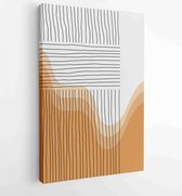 Canvas schilderij - Hand painted illustrations wall arts vector. Surface pattern design. 3 -    – 1857697957 - 50*40 Vertical