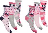 6 paar sokken Peppa Pig- meisjes - maat 31/34