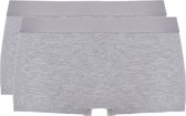Ten Cate - Dames - 2-pack Fine Shorts  - Grijs - M