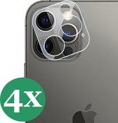 Screenprotector geschikt voor iPhone 12 Pro - Beschermglas Screen Protector Camera Glas - 4 Stuks