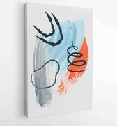 Canvas schilderij - Abstract wall arts vector. Mural wall art 2 -    – 1899812632 - 80*60 Vertical