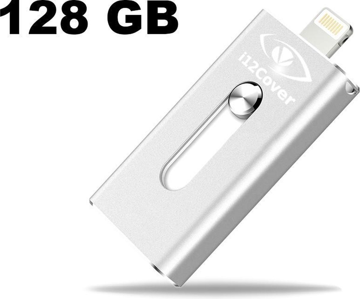 Flashdrive 128GB voor Apple/IOS lightning connector. Flash Drive 128GB