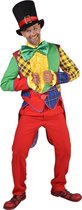 Clown & Nar Kostuum | Slipjas Pias Circusvoorstelling Man | Small | Carnaval kostuum | Verkleedkleding