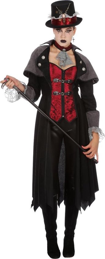Vampier & Dracula Kostuum | Steampunk Vampier 19e Eeuw Jas | Vrouw | | Halloween | Verkleedkleding