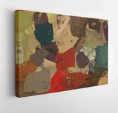 Canvas schilderij - Oil painting on canvas handmade. Colorful texture. Strokes of fat paint. Brushstrokes.  -     1044389383 - 40*30 Horizontal