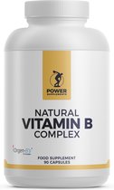 Power Supplements - Natuurlijke Vitamine B Complex - 100% natuurlijke Vitamine B - 180 caps