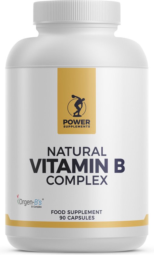 Power Supplements - Natuurlijke Vitamine B Complex - natuurlijke Vitamine B - 90 caps bol.com