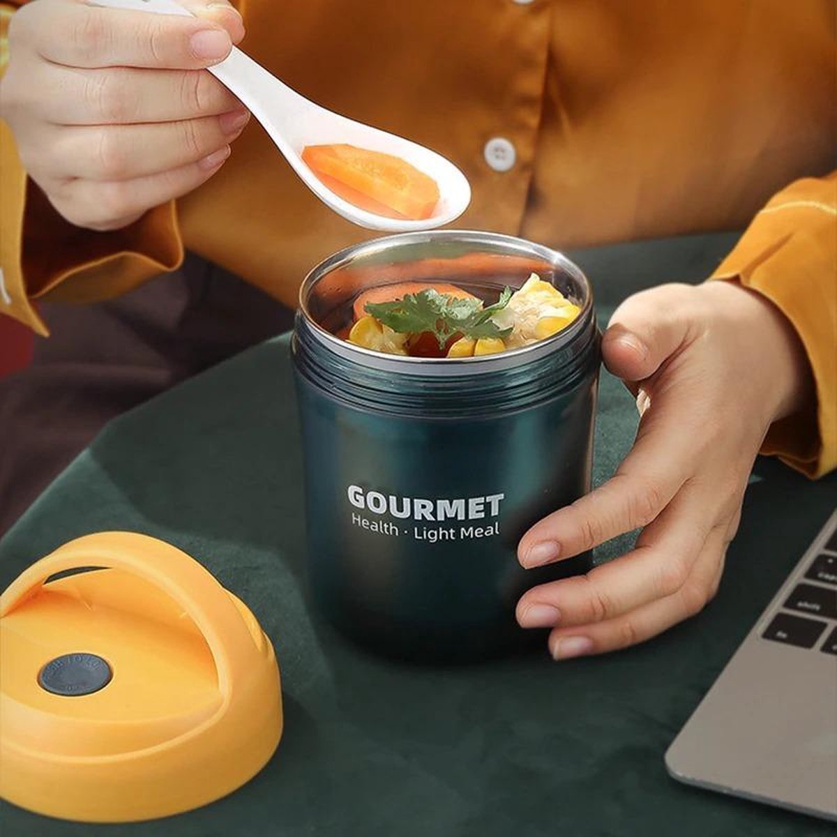 Geïsoleerde Soepcontainer 500 ml - Lekvrije