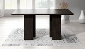 Meubella | Eetkamertafel Marcel - Antraciet - 160 cm eettafel