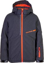 Icepeak Heta Ski Jas  Wintersportjas - Maat 140  - Meisjes - grijs/oranje