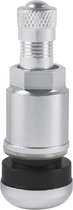 4x Hoge druk ventiel auto - MS525 - Zilver - standaard 11,3mm - metaal ventiel toepasbaar voor oa. auto, bestelwagen, caravan, campers, aanhangers - 14bar