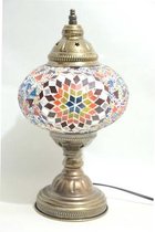 Lampe de table turque Handgemaakt multicolore Eclairage d'ambiance Lampe de nuit orientale