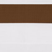 BINK Bedding Wieglaken Wafel (Pique) Caramel 75 x 100 cm