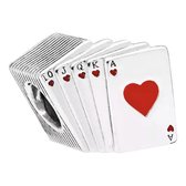 Beroep - Sport en Hobby - Zilveren bedels - Bedel speelkaarten | Poker Las Vegas | 925 Sterling Zilver - Geschikt voor alle merken - Met 925 Zilver Certificaat - In Leuke Cadeauver