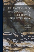 Transactions of the Geological Society of Pennsylvania