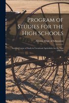 Program of Studies for the High Schools