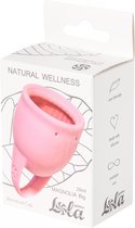 Menstruatiecup - 1 stuks (20 ML) - Medisch silicone - tot 12 uur bescherming - Maat M - Natural Wellness - Magnolia - Roze