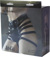 No Mercy - Hotter - Zwart slipje voor strapon met buttplug kit - Harnas - Sekstuigje inclusief anaalplug - Vegan kunstleer - M/L - Zwart