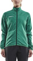 Craft Rush Wind Jacket Dames - sportjas - groen - maat XS