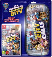PAT 'PATROUILLE: Ter redding van Adventure City Switch Game + Transporttasje voor Switch Console