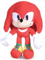 Sonic The Hedgehog: Knuckles Pluche Knuffel 30 cm | Sonic Peluche Plush Toy | Speelgoed knuffeldier knuffelpop voor kinderen jongens meisjes | Sonic De Egel | Shadow, Miles Tails Prower