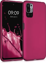 kwmobile telefoonhoesje voor Xiaomi Redmi Note 10 5G - Hoesje voor smartphone - Back cover in metallic roze