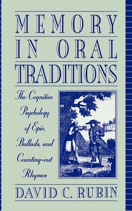 Memory in Oral Traditions - cover