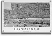 Walljar - Olympisch stadion '59 - Muurdecoratie - Plexiglas schilderij