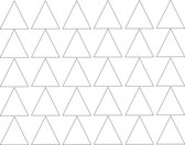 Muursticker driehoekjes | 4cm | 30 stuks | wit