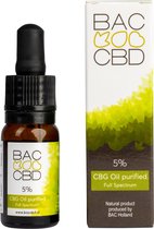 BAC CBG Olie Purified 5% (Vegan)