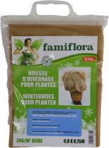 Winterhoes voor planten  0,8x0,75m 30g/m2 beige - 3 stuks