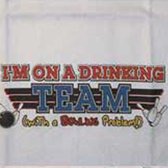 Bowling Bowlinghanddoekje Fun Towel 'Drinking Team'