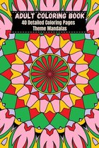 Adult Coloring Book 6x9 Mandalas