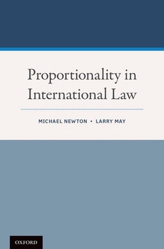 Proportionality In International Law - cover