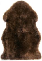 ZILTY WOOL® merino schapenvacht - Large / Groot (ca. 105 cm lang x 70 cm breed) - Bruin