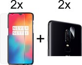 Beschermglas OnePlus 6T Screenprotector 2 stuks - OnePlus 6T Screen Protector Camera - 2 stuks