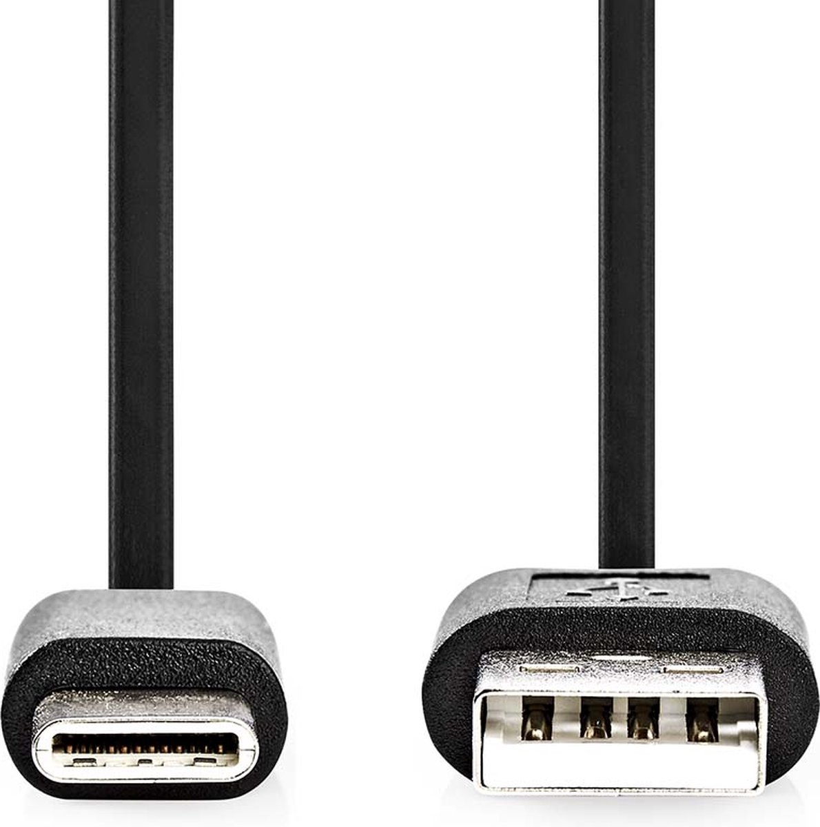 Kabel USB 2.0 | Type-C male - A male | 3,0 m | Zwart