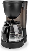 Nedis Koffiezetapparaat - Filter Koffie - 1.25 l - 10 Kopjes - Warmhoudfunctie - Zwart