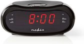 Nedis Digitale Wekkerradio | LED-Scherm | AM / FM | Snoozefunctie | Slaaptimer | Aantal alarmen: 2 | Zwart
