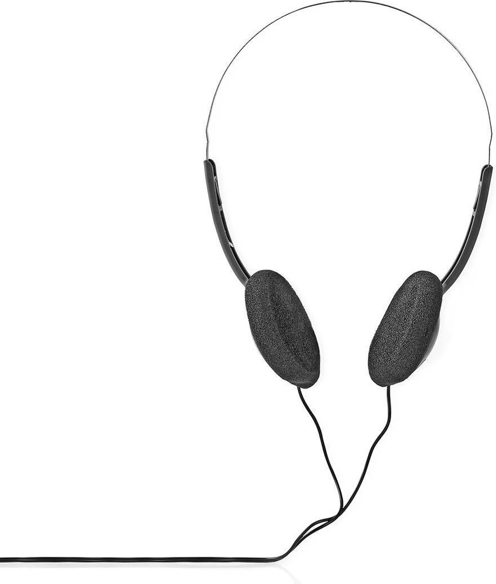 Nedis Bedrade On-ear Koptelefoon | 3,5 mm | Kabellengte: 1.20 m | Zwart