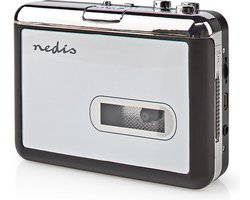 Nedis Cassetteadapter – Converter en Speler – Cassette naar MP3 – Draagbaar – Plug & Play